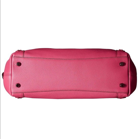 Coach Purse with Floral Rivets - Picture 4 of 5